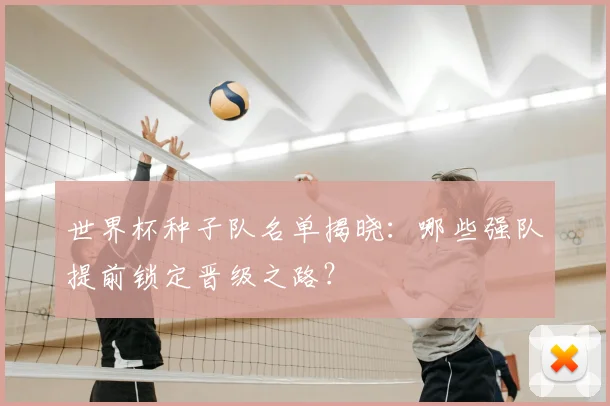 世界杯种子队名单揭晓：哪些强队提前锁定晋级之路？